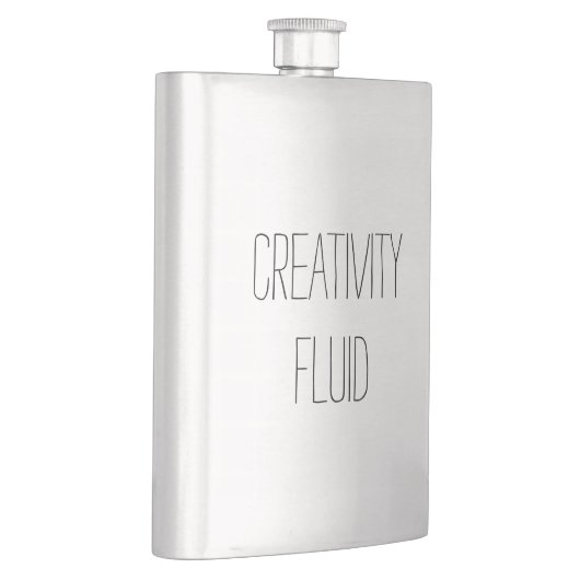 クリエイティビティ流体クラシックおもしろいおもしろいスチールフラスコ フラスク (右)