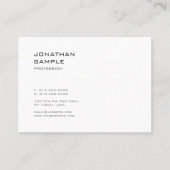 クリエイティブかわいいデザインモダントレンディープカッコいいラン 名刺 (正面)