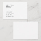 クリエイティブかわいいデザインモダントレンディープカッコいいラン 名刺 (正面/裏面)