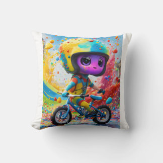 クリエイティブと芸術的枕デコールの側面。 クッション