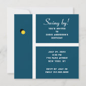 クリエイティブなピックルボールパーティー 招待状 (正面)