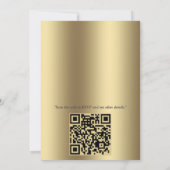 クリエイティブなモノクロシームレスアブストラクト 招待状 (裏面)