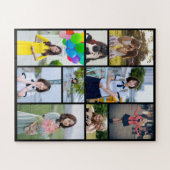 クリエイティブな9枚の画像の思い出のフォトパズル ジグソーパズル (横)