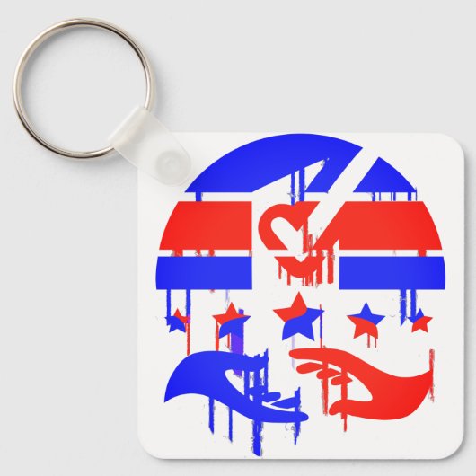 クリエイティブのエンパワメントと代表の象徴 キーホルダー (正面)