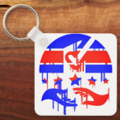 クリエイティブのエンパワメントと代表の象徴 キーホルダー (正面)