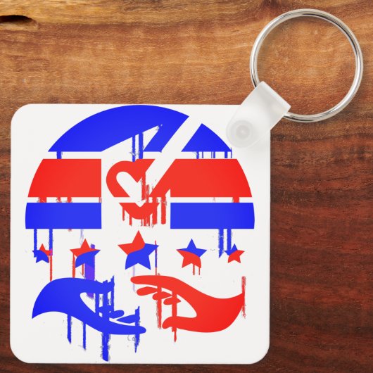 クリエイティブのエンパワメントと代表の象徴 キーホルダー (裏面)