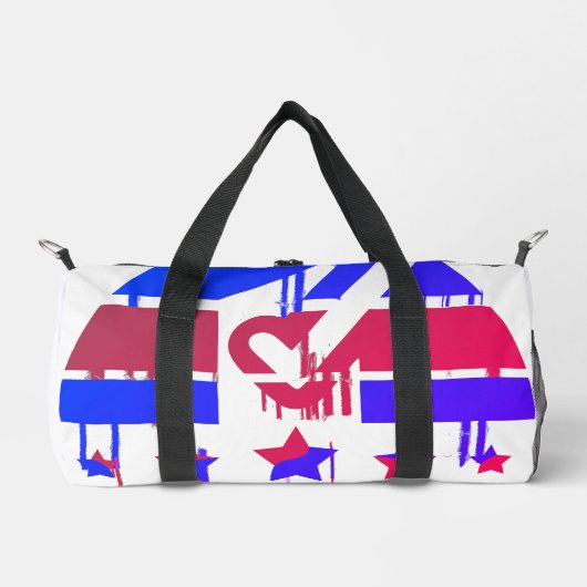 クリエイティブのエンパワメントと代表の象徴 ダッフルバッグ (正面)