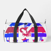 クリエイティブのエンパワメントと代表の象徴 ダッフルバッグ (裏面)