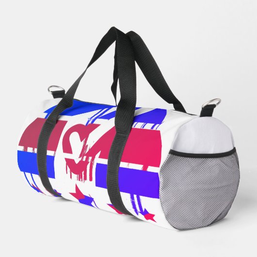 クリエイティブのエンパワメントと代表の象徴 ダッフルバッグ (右コーナー)