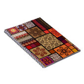 クリエイティブのシームレスなパターンインスパイアの大集合 ノートブック (右側)