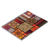 クリエイティブのシームレスなパターンインスパイアの大集合 ノートブック (左側)