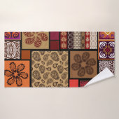 クリエイティブのシームレスなパターンインスパイアの大集合 バスタオル (バスタオル)