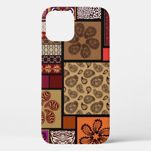 クリエイティブのシームレスなパターンインスパイアの大集合 Case-Mate iPhoneケース (裏面)