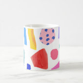 クリエイティブのシームレスなパターン。万芸術的世の背 コーヒーマグカップ (中央)