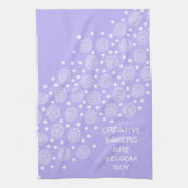 クリエイティブのパン屋はめったに片付かない キッチンタオル (縦)