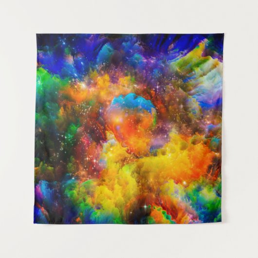 クリエイティブのフラクタル要素の配置、ライト タペストリー (正面)