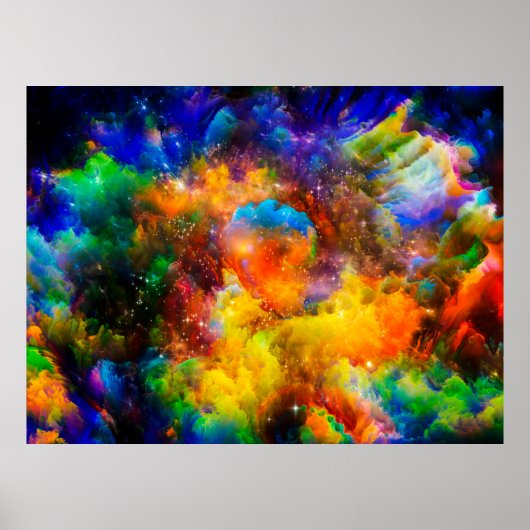 クリエイティブのフラクタル要素の配置, lights a ポスター (正面)