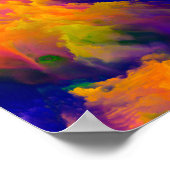 クリエイティブのフラクタル要素の配置, lights a ポスター (角)