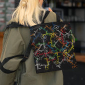 クリエイティブの名前のパタカラフルーン トートバッグ