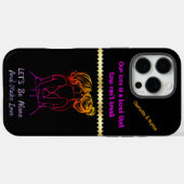 クリエイティブの女性がランジェリーの上で結合よくはしゃぐする Case-Mate iPhoneケース (裏面 (横))