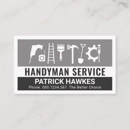 クリエイティブの手書きツール灰色のレイヤ 名刺 (正面)