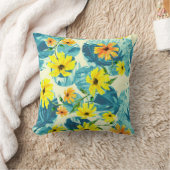 クリエイティブの継ぎ目のない水彩絵 クッション (ブランケット)