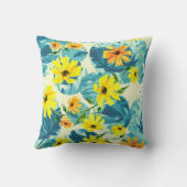 クリエイティブの継ぎ目のない水彩絵 クッション (裏面)