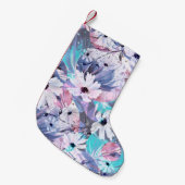 クリエイティブの継ぎ目のない水彩絵 スモールクリスマスストッキング (正面 (吊り時))