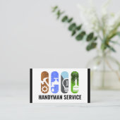 クリエイティブの道具用パネル 名刺 (スタンド正面)