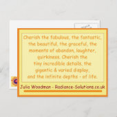 クリエイティブはがき10もっと大切なもの/砂 ポストカード (正面/裏面)