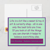 クリエイティブはがき11無料で最も大切/ショップ ポストカード (正面/裏面)