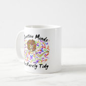 クリエイティブはマグを気にします コーヒーマグカップ (正面左)