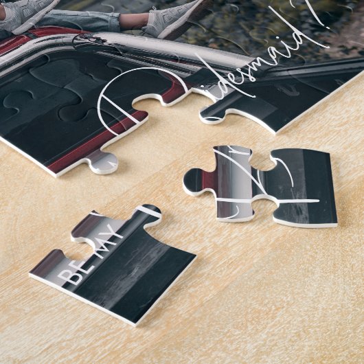 クリエイティブは私の花嫁の写真の提案になる ジグソーパズル (側面)