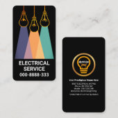 クリエイティブぶら下がった金ゴールド照明シェード 名刺 (正面/裏面)