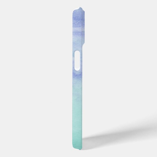 クリエイティブアクアパープル抽象芸術水彩模様 Case-Mate iPhoneケース (裏面 / 右)