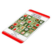 クリエイティブアドベントカレンダークリスマスカード マグネット (左側)