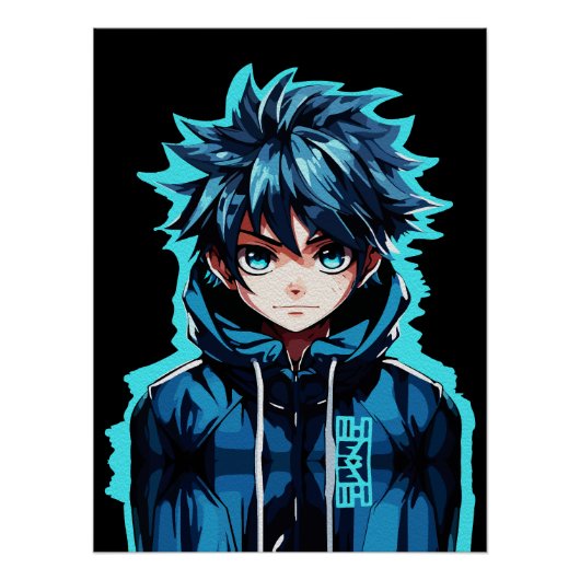 クリエイティブアニメウォールアート | 少年09 ポスター (正面)
