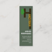 クリエイティブアルファベット-Hハンドイマンサービス スキニー名刺 (正面)