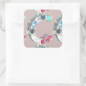 クリエイティブアルファベットC文字 スクエアシール (バッグ)