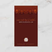 クリエイティブアーティストの名刺 名刺 (裏面)