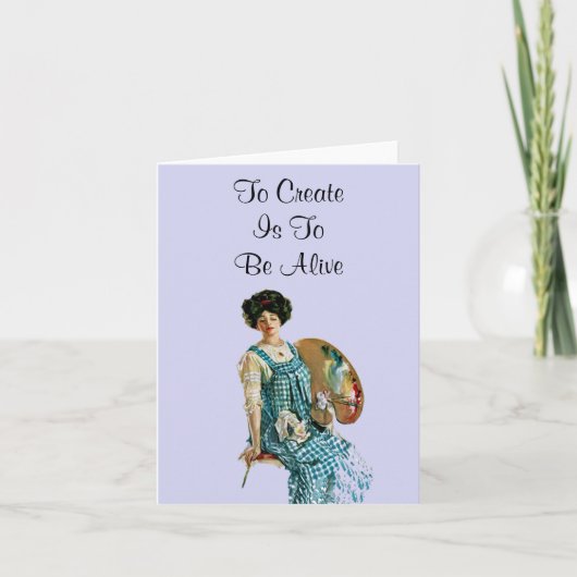クリエイティブアーティストノートカード カード (正面)