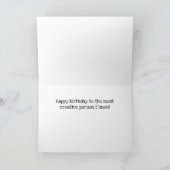 クリエイティブアーティストペインターカラフル誕生日 カード (内部)