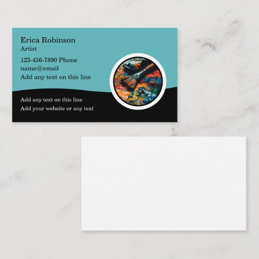 クリエイティブアーティス絵画トの名刺 名刺 (正面/裏面)