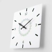 クリエイティブアートデザイン スクエア壁時計 (傾斜)