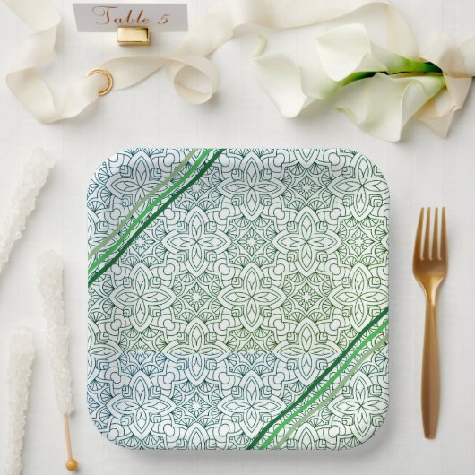 クリエイティブアートデザイン ペーパープレート (ウェディング)