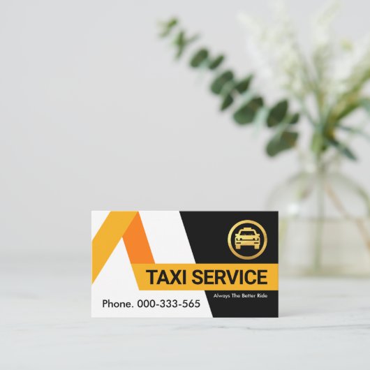 クリエイティブイエロータクシールート 名刺 (スタンド正面)