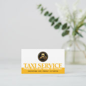 クリエイティブイエロータク縁どシー輸送機 名刺 (スタンド正面)