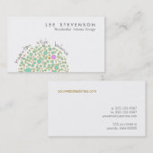 クリエイティブインテリアデザイン名刺 名刺 (正面/裏面)