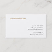 クリエイティブインテリアデザイン名刺 名刺 (裏面)