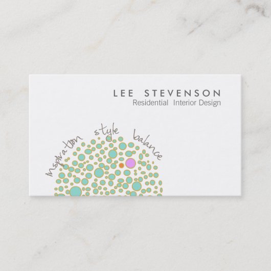 クリエイティブインテリアデザイン名刺 名刺 (正面)